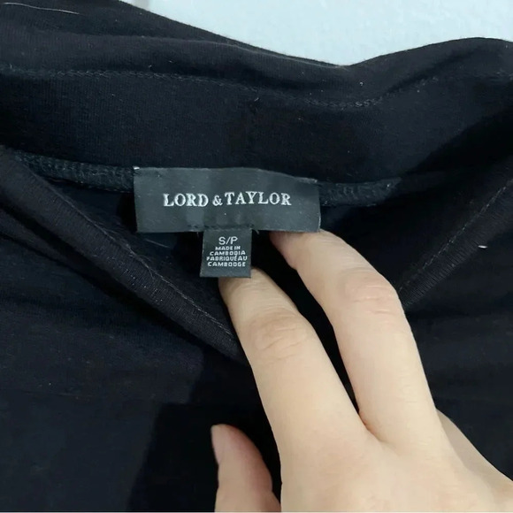 Lord & Taylor side slit maxi black skirt Size S - Picture 7 of 8